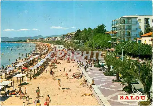 Moderne Karte Salou Costa Dorada Tarragona Plage