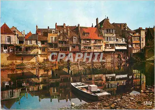 Moderne Karte Argenton sur Creuse (Indre) Vallee de la Creuse Vieilles Maisons
