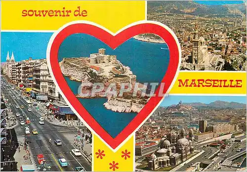 Cartes postales moderne Souvenir de Marseille