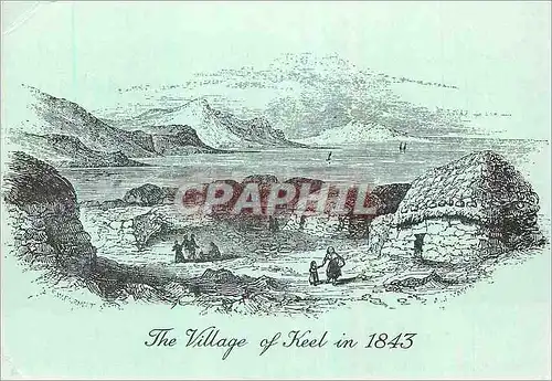 Cartes postales moderne The Village of Keel in 1843