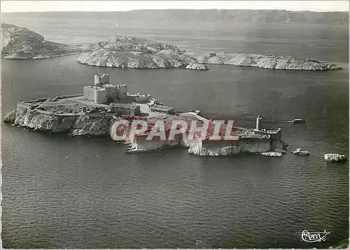 Cartes postales moderne Marseille (B du Rh) Vue Aerienne du Chateau d'If et les Iles du Frioul