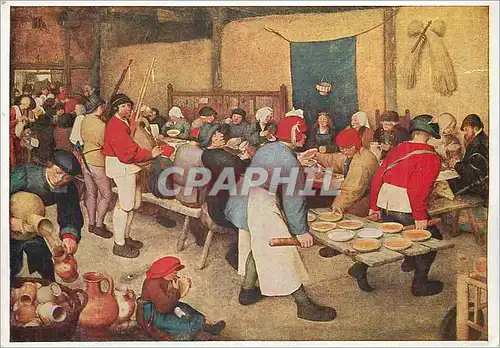 Moderne Karte Peter Bruegel le Repas des Noces (Wien Museum)