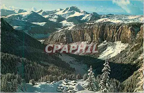 Cartes postales moderne Morzine (Haute Savoie) (Alt 1000 m) Chalets Lecrot au Chien