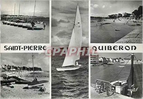 Cartes postales moderne Saint Pierre Quiberon (Morbihan) Bretagne Bateau