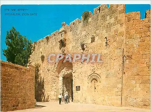 Cartes postales moderne Jerusalem Zion Gate