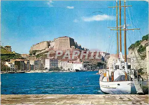 Cartes postales moderne Bonifacio Ile de Beaute La Marine et la Citadelle Bateaux