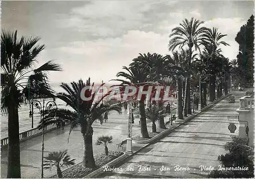 Cartes postales moderne Riviera dei San Remo Viale Imperatrice