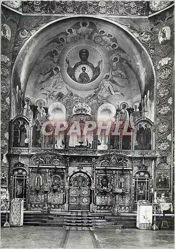 Cartes postales moderne Nice Cathedrale Orthodoxe Russe Iconostage et Sainte Vierge au Dessus de l'Autel Russia Russia