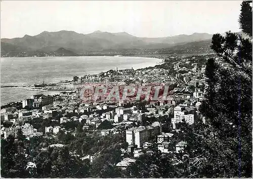 Moderne Karte Cannes La Cote d'Azur Vue Generale