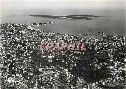 Moderne Karte Cannes (Alpes Maritimes) La Cote d'Azur Vue Aerienne Ensemble de la Ville