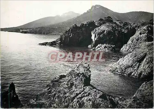 Moderne Karte Les Roches Rouges du Trayas La Corniche d'Or