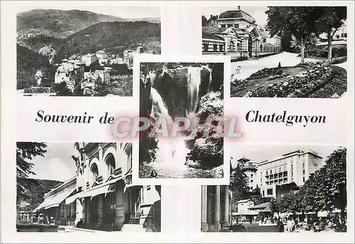 Moderne Karte Souvenir de Chatelguyon