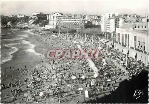 Cartes postales moderne Biarritz Basses Pyrenees La Grande Plage