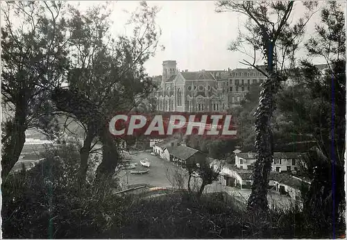 Moderne Karte Biarritz Le Port des Pecheurs et l'Eglise Ste Euginie