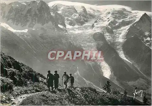 Cartes postales moderne Chamonix (Hte Savoie) Ascension du Brevent Alpinisme