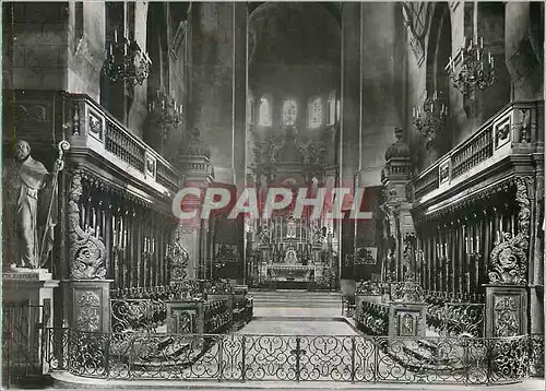 Cartes postales moderne Toulouse (H G) Eglise Saint Sernin (XIe XIIe S) Les Stalles du Choeur (1670 1674)