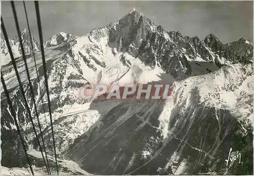 Cartes postales moderne Chamonix Mont Blanc (Hte Savoie) L'Aiguille Verte Vue de Planpraz