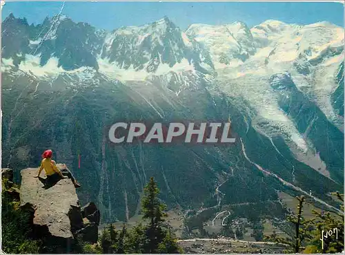 Cartes postales moderne Chamonix (Hte Savoie) Couleurs et Lumiere de France Capitale de l'Alpinisme Francais