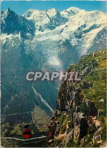 Cartes postales moderne Chamonix (Hte Savoie) Couleurs et Lumiere de France Capitale de l'Alpinisme Francais Le Mont Bla