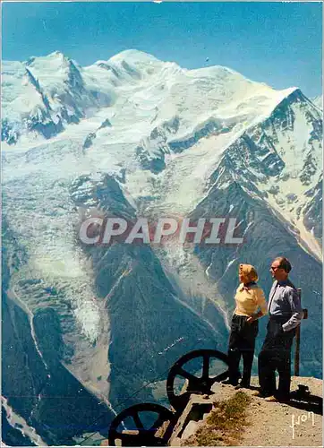 Cartes postales moderne Chamonix (Hte Savoie) Couleurs et Lumiere de France Capitale de l'Alpinisme Francais Sommet de B