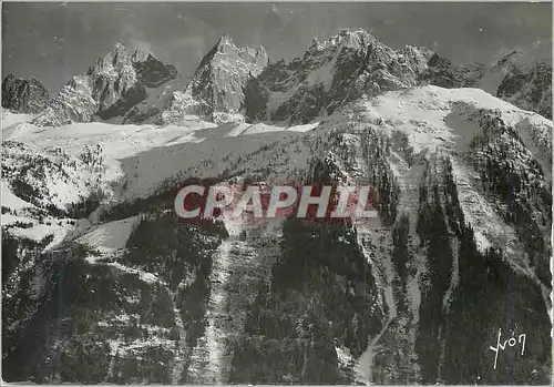 Moderne Karte Chamonix Mont Blanc (Hte Savoie) Les Aiguilles de Chamonix