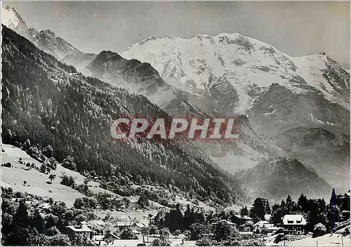 Cartes postales moderne St Gervais les Bains (Hte Savoie) Les Villas Vallee de Montjoie Aiguilles de Bionnassay