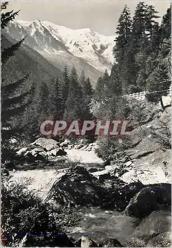 Cartes postales moderne Massif du Mont Blanc Images de Chez nous L'Arve et le Mont Blanc du Chemin Argentiere