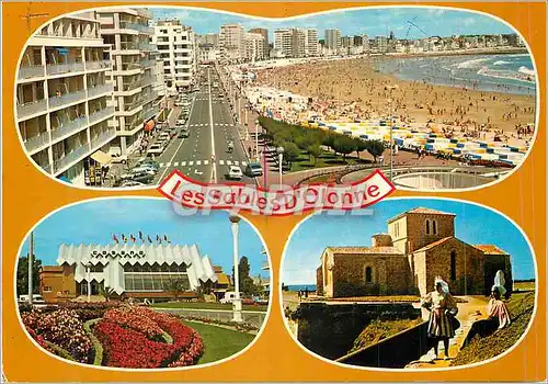 Cartes postales moderne Les Sables d'Olonne (Vendee) Le Remblai Le Casino Fort Saint Nicolas