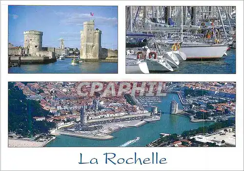 Cartes postales moderne La Rochelle Le Port les Tours Bateaux
