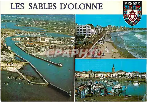 Cartes postales moderne Les Sables d'Olonne (Vendee) Vue Generale La Plage