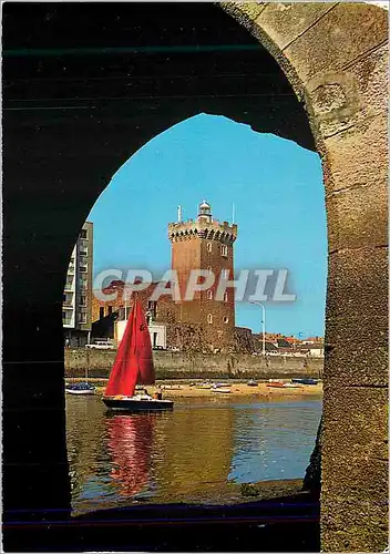 Cartes postales moderne Les Sables d'Olonne La Tour d'Arudel Bateau