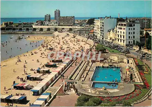 Cartes postales moderne Les Sables d'Olonne La Piscine au fond La Chaume