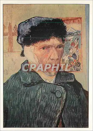 Cartes postales moderne Londres Courtauld Institute Autoportrait a l'Oreille Coupe Van Gogh Vincent Willen