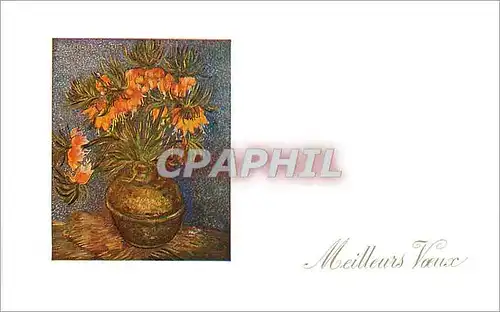 Cartes postales moderne Meilleurs V�ux Van Gogh Tournesols