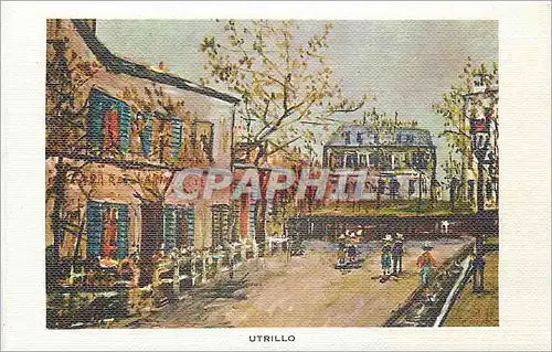 Moderne Karte Utrillo Le Lapin Agile