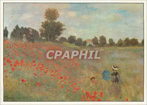 Cartes postales moderne Paris Musee d'Orsay Les Coquelicots Monet Claude