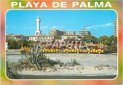 Cartes postales moderne Mallorca (Baleares) Espana El Arenal Playa de Palma Train