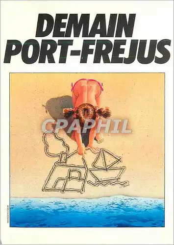 Moderne Karte Demain Port Frejus