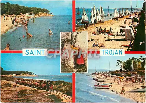 Cartes postales moderne Saint Trojan sur la Cote de Lumiere St Trojan dans l'Ile d'Oleron Bateaux