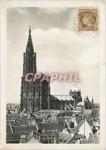 Moderne Karte La Cathedrale Strasbourg