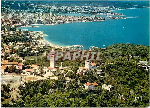 Moderne Karte Cap d'Antibes (Alpes Maritimes) La Cote d'Azur Couleurs et Lumiere de France Miracle de la Natur