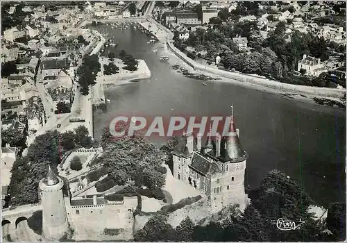 Cartes postales moderne Pornic (L Inf) Vue aerienne Le Chateau et le Port