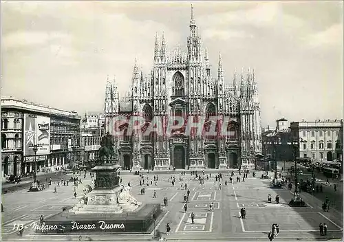 Cartes postales moderne Milano Piazza Duomo