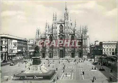 Moderne Karte Milano Piazza Duomo