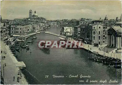 Moderne Karte Venezia Canal Grande