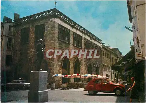 Moderne Karte Perpignan La Loge le Cafe de France La Venus de Maillot Citroen 2 CV