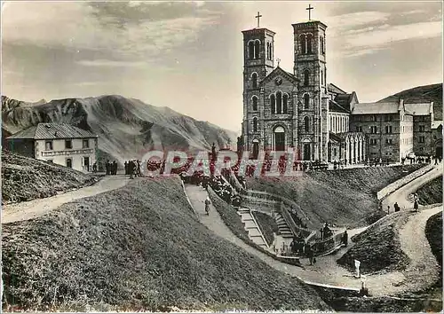 Moderne Karte Pelerinage de Notre Dame de la Salette Les Lieux de l'Apparition et la Basilique