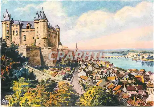 Cartes postales moderne Saumur Le Chateau et la Ville