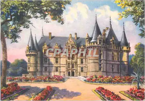 Cartes postales moderne Azay le Rideau Le Chateau National Musee de la Renaissance (Mon Hist XVIe S)