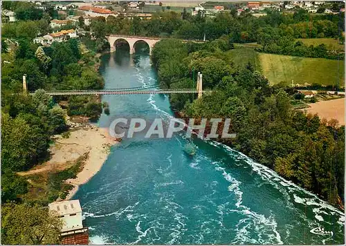 Cartes postales moderne St Sulpice La Pointe (Tarn) Vue Generale Aerienne Les Ponts sur l'Agout